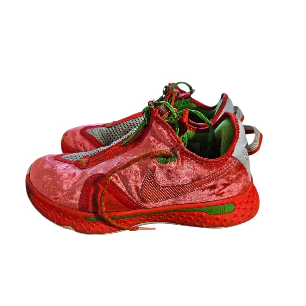Nike PG 4 Rare Edition Basketball Shoes Red Green CD5082- 602 Size US 8